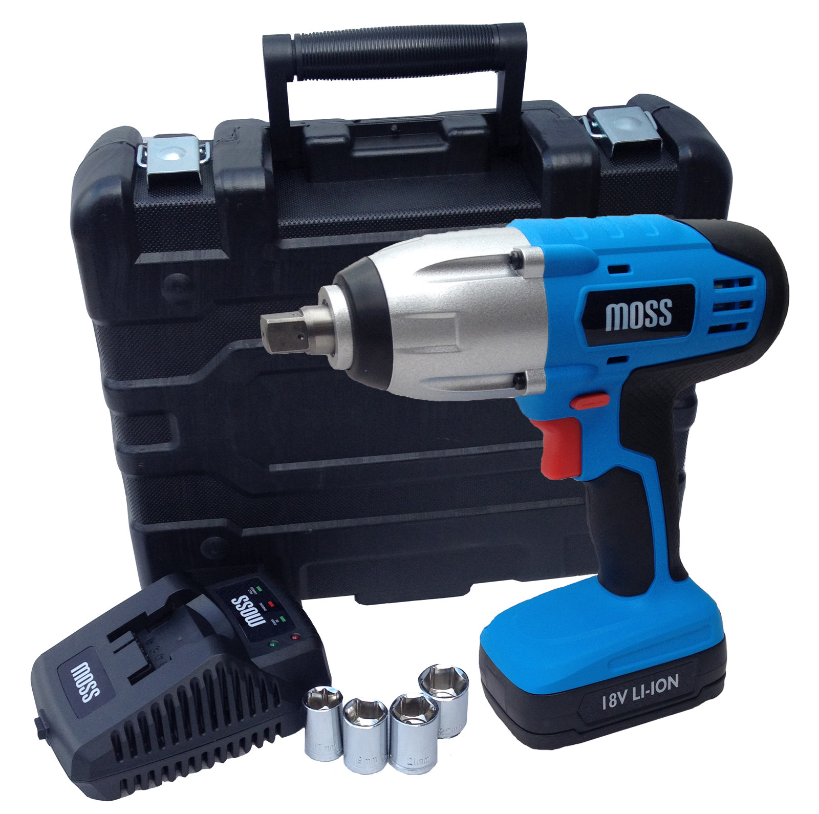 18v LiIon Cordless Impact Wrench Gun 1/2